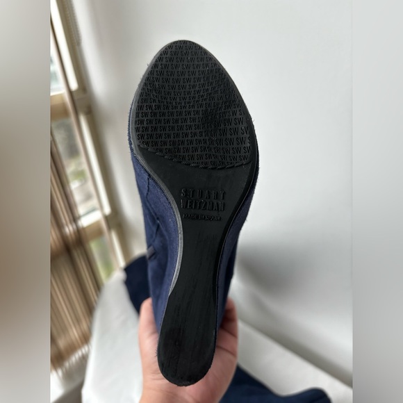 Sale 🔥 Authentic Stuart Weitzman Knee High Leather Suede Boots - Picture 3 of 6